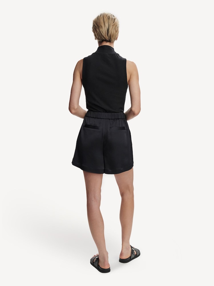 Varley Black Sarka High Rise Shorts - Image 2 of 7