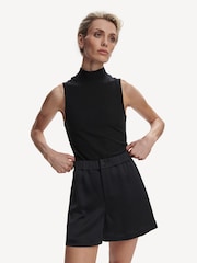 Varley Black Sarka High Rise Shorts - Image 4 of 7