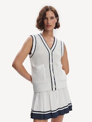 Varley White Leilani V-Neck Tank - Image 2 of 7