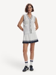 Varley White Leilani V-Neck Tank - Image 4 of 7