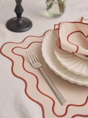 Sixty3 Styled Set of 4 Dusty Rose Placemats - Image 2 of 6