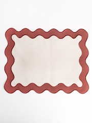 Sixty3 Styled Set of 4 Dusty Rose Placemats - Image 5 of 6
