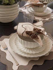 Sixty3 Styled Ombre White Set of 4 Daphne Bowls - Image 1 of 7