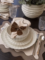 Sixty3 Styled Ombre White Set of 4 Daphne Bowls - Image 3 of 7