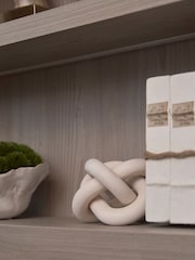 Sixty3 Styled Whitewash Octavia Knot Ornament - Image 2 of 4