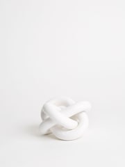 Sixty3 Styled Whitewash Octavia Knot Ornament - Image 3 of 4