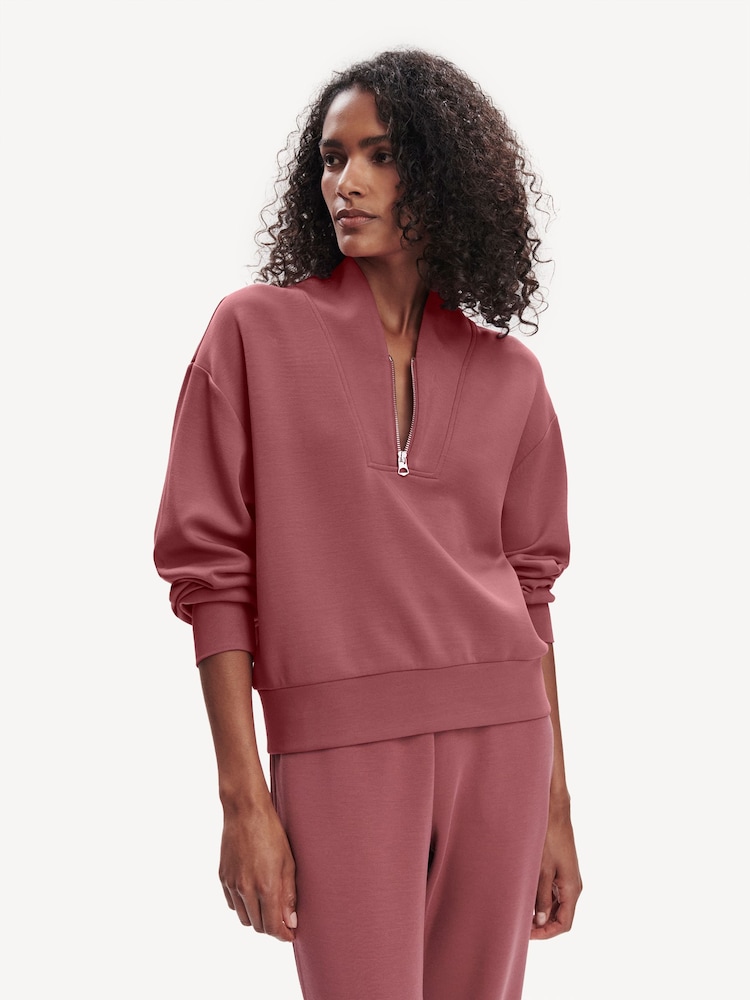 Varley Pink Davidson Sweater - Image 1 of 6 Varley Pink Davidson Sweater - Image 1 of 6
