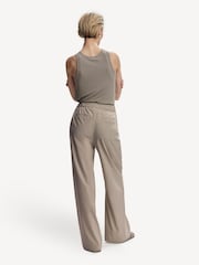Varley Cream Kayson Wide Leg 32 Trousers - Image 5 of 8