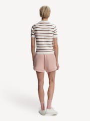 Varley White Faustine Button Neck Polo Shirt - Image 2 of 8