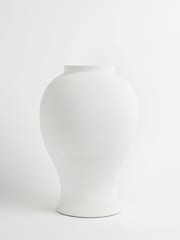 Sixty3 Styled White Elena Vase - Image 3 of 5