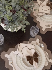 Sixty3 Styled Set of 4 Mocha Napkins - Image 1 of 5