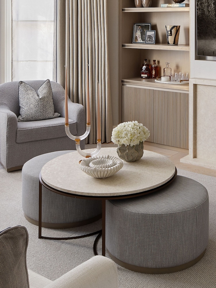 Sixty3 Styled Neutral Valencia Vase - Image 2 of 5