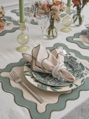 Sixty3 Styled Set of 4 Sage Napkins - Image 1 of 6