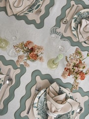 Sixty3 Styled Set of 4 Sage Napkins - Image 3 of 6