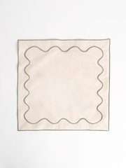 Sixty3 Styled Set of 4 Sage Napkins - Image 4 of 6