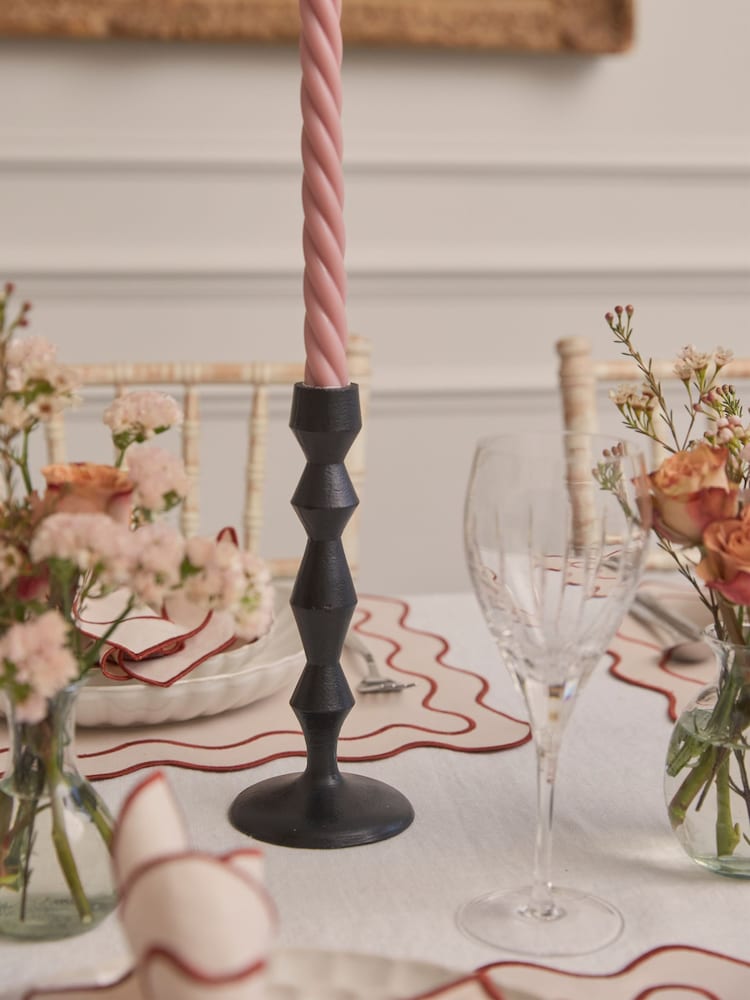 Sixty3 Styled Set of 2 Black Luminara Candlesticks - Image 1 of 5
