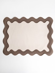 Sixty3 Styled Set of 4 Mocha Placemats - Image 5 of 6