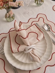 Sixty3 Styled Set of 4 Dusty Rose Napkins - Image 1 of 6