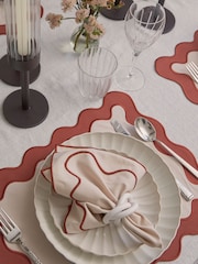 Sixty3 Styled Set of 4 Dusty Rose Napkins - Image 2 of 6