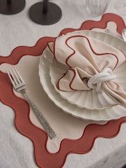 Sixty3 Styled Set of 4 Dusty Rose Napkins - Image 3 of 6