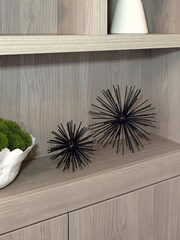 Sixty3 Styled Set of 2 Dark Bronze Arabelle Starburst Ornament - Image 2 of 4