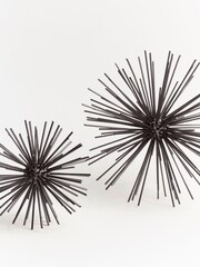 Sixty3 Styled Set of 2 Dark Bronze Arabelle Starburst Ornament - Image 4 of 4