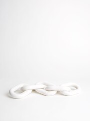 Sixty3 Styled Whitewash Octavia Chain Ornament - Image 3 of 5