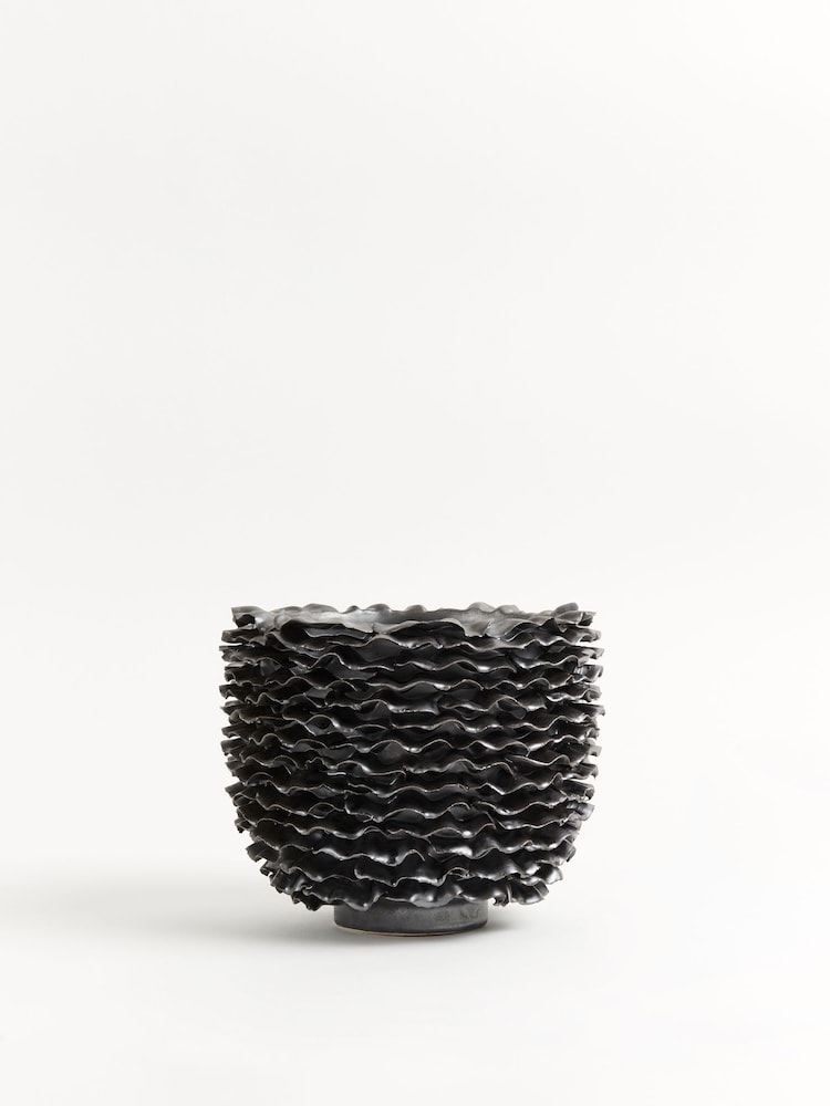Sixty3 Styled Bronze Petal Vase - Image 2 of 3