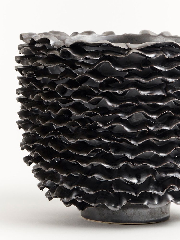 Sixty3 Styled Bronze Petal Vase - Image 3 of 3