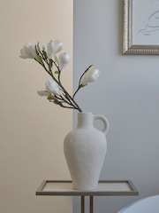 Sixty3 Styled White Nova Vase - Image 1 of 4