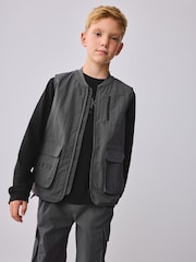 Baker by Ted Baker Black Gilet T-Shirt and Trousers Set - صورة 4 من 28