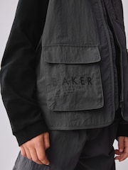 Baker by Ted Baker Black Gilet T-Shirt and Trousers Set - صورة 8 من 28