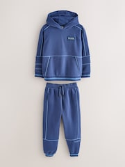 Baker by Ted Baker Oversized Piped Hoodie and Joggers Set - Image 10 of 17