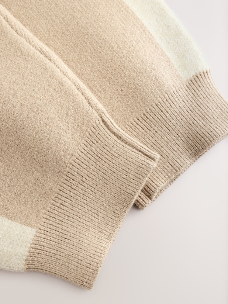 Baker by Ted Baker Colourblock Knitted Sweatshirt and Joggers Set - Image 7 of 7