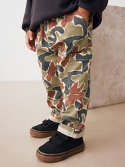 Red/Green Camo Side Pocket Pull On Trousers (3mths-7yrs) - Image 1 of 7