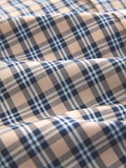 Neutral Brown Check Regular Fit Easy Iron Button Down Oxford Shirt - Image 3 of 3