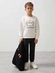 Reiss Mya McLaren F1 Team Laurel Print Sweatshirt - Imagen 3 de 7
