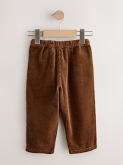 Tan Brown Textured Corduroy Pull On Trousers (3mths-7yrs) - Image 7 of 9