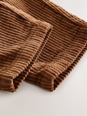 Tan Brown Textured Corduroy Pull On Trousers (3mths-7yrs) - Image 9 of 9