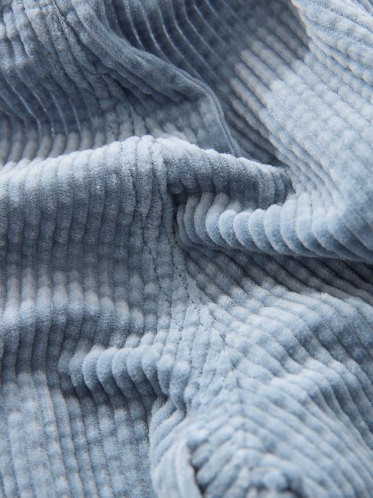 Light Blue Textured Corduroy Pull On Trousers (3mths-7yrs) - Image 8 of 8