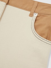 Reiss Maddie Colour-Block Straight-Leg Jeans - Imagen 6 de 7