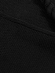 Reiss Black Lauren Twist-Strap Rib-Knit Vest - Image 7 of 7