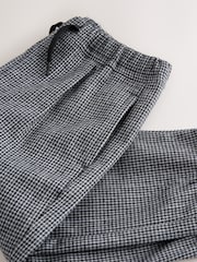 Black/White Grid Check - Pull On Smart Trousers (3mths-7yrs) - Bild 4 von 4