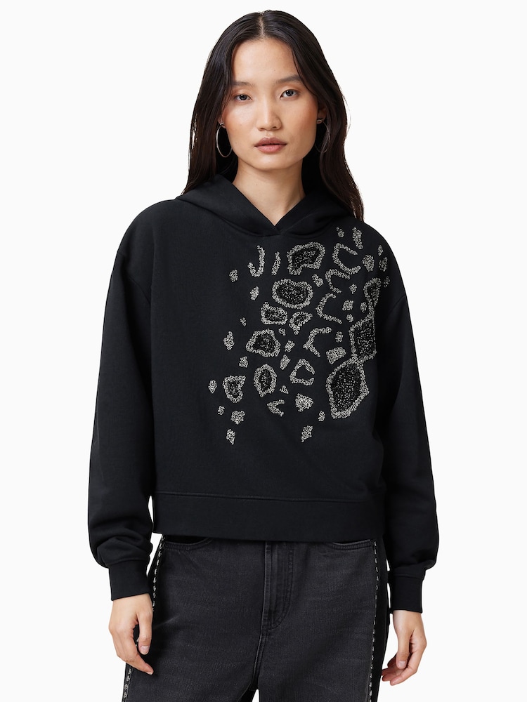 AllSaints Flow Embellished Pippa Hoodie - صورة 1 من 3