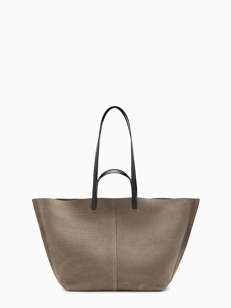 AllSaints Grey Phoenix E/W Tote - Image 1 of 5