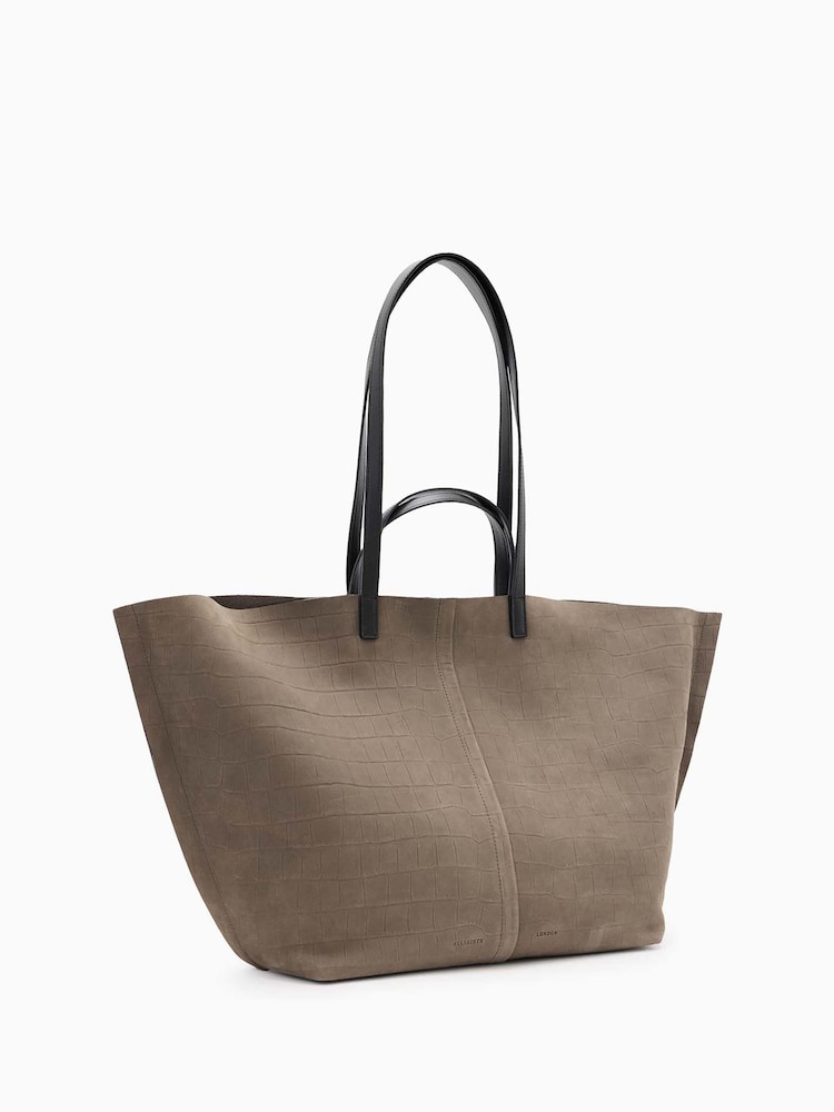 AllSaints Grey Phoenix E/W Tote - Image 5 of 5