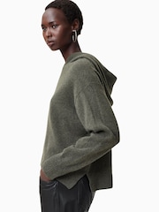AllSaints Green Irina Hoodie - Image 2 of 7