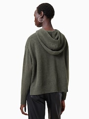 AllSaints Green Irina Hoodie - Image 5 of 7
