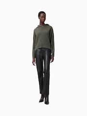AllSaints Green Irina Hoodie - Image 6 of 7