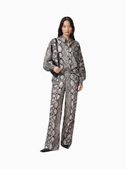 AllSaints White Charli Trousers - Image 1 of 7